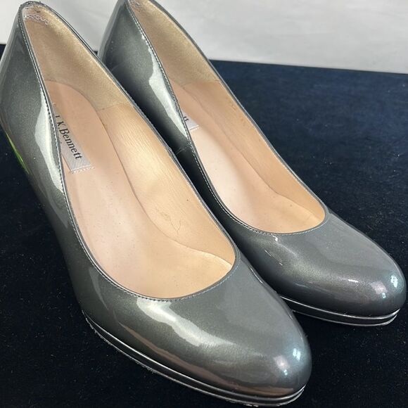 L.K. Bennett Pewter Pumps - Picture 9 of 10